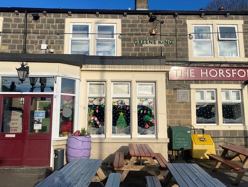 Horsforth business Christmas window display competition
