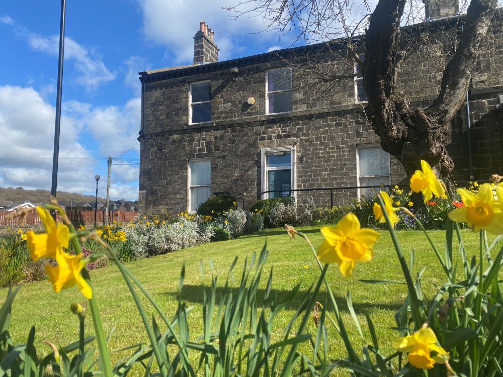 Photo pf 3 and 5 The Green, new premises for Horsforth Town Council