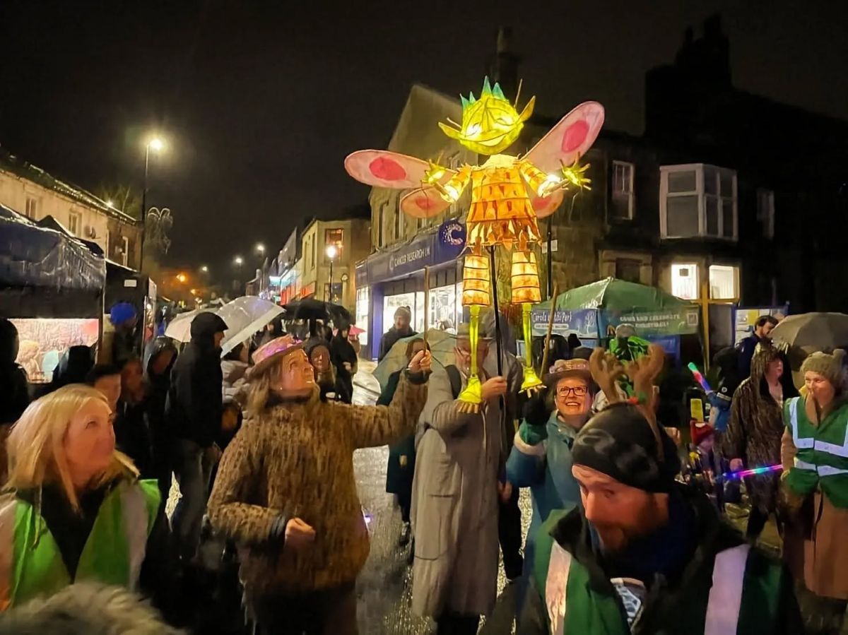 Horsforth Christmas lights switch on 2025