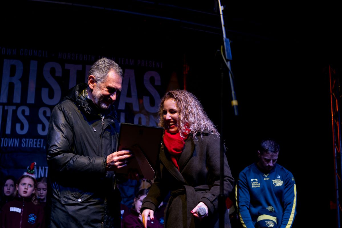 Horsforth Christmas lights switch on 2025