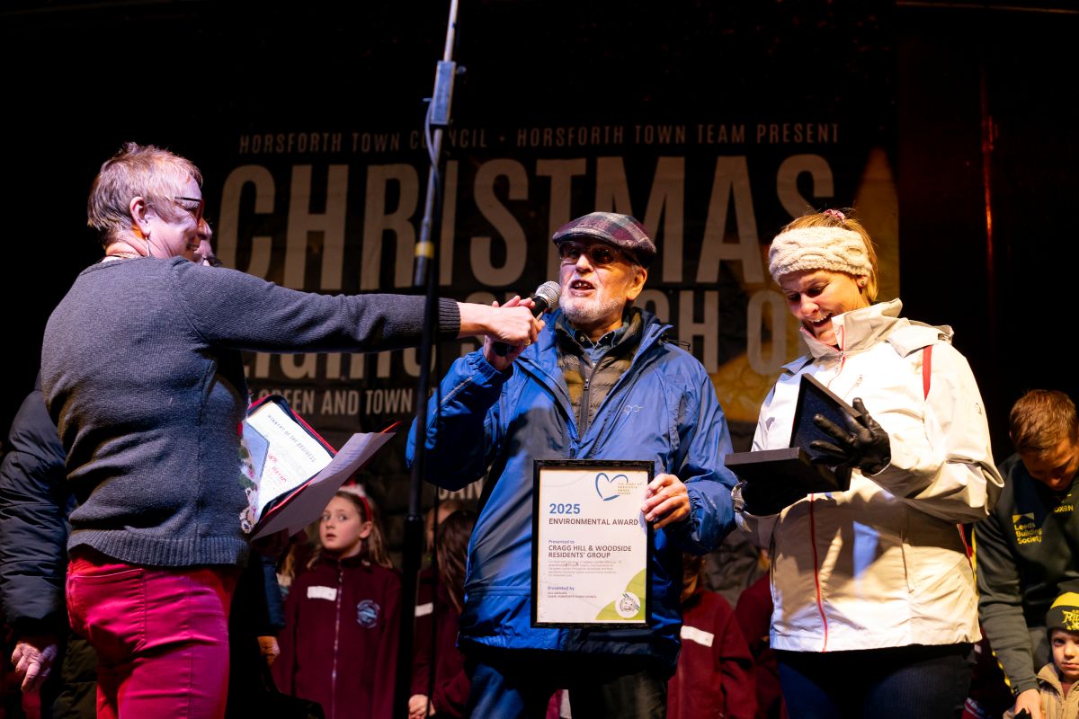 Horsforth Christmas lights switch on 2025