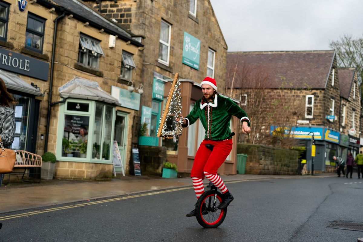 Horsforth Christmas lights switch on 2025