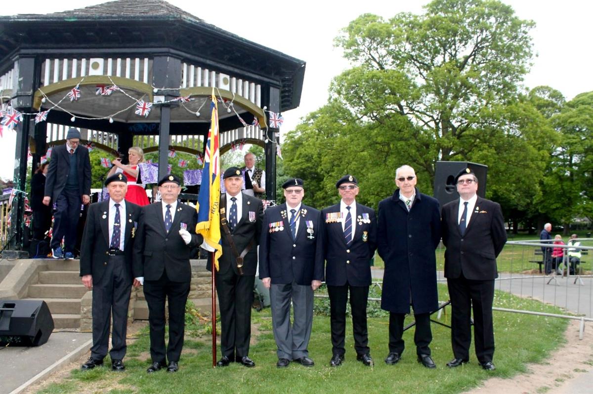 Horsforth Hall Park for 80th anniversary of VE Day