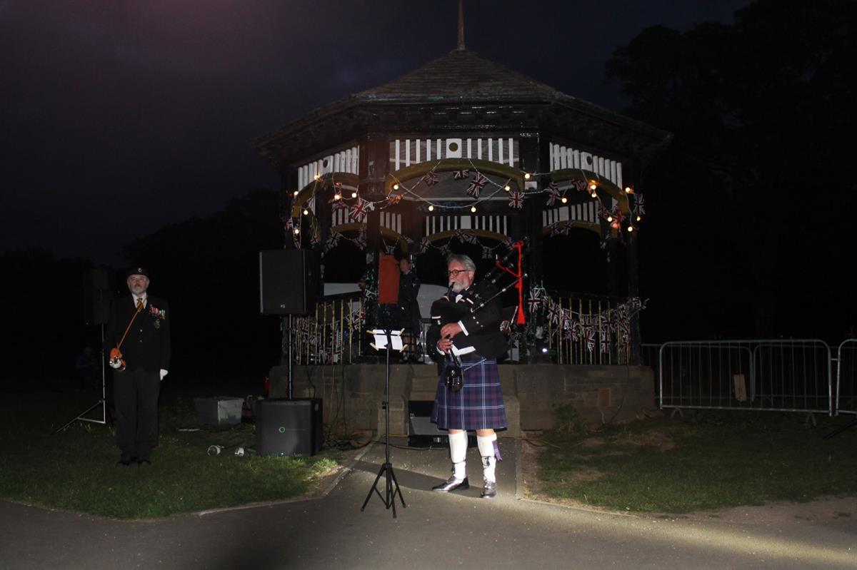 Horsforth Hall Park for 80th anniversary of VE Day