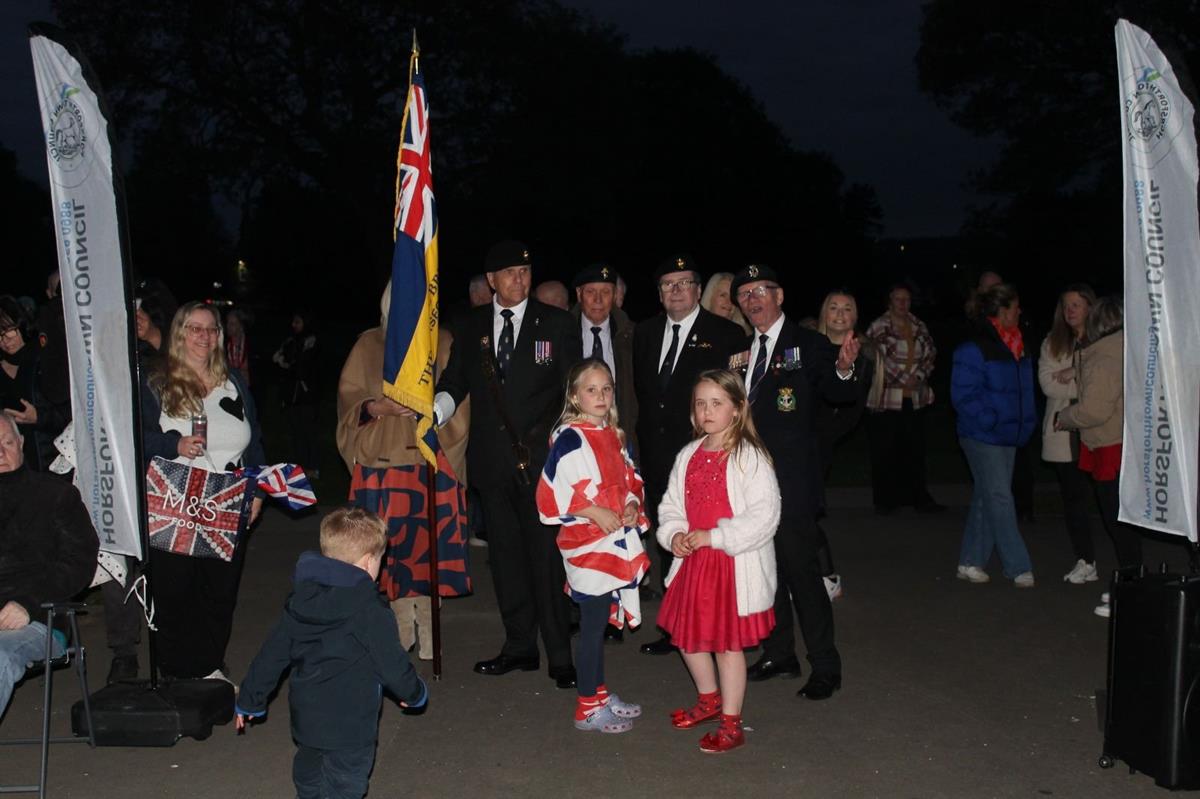 Horsforth Hall Park for 80th anniversary of VE Day