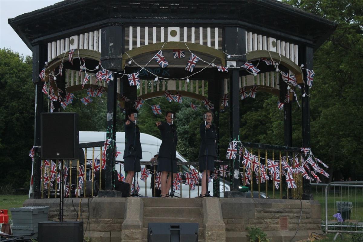 Horsforth Hall Park for 80th anniversary of VE Day