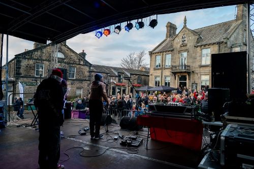 Horsforth Christmas lights switch on 2023.