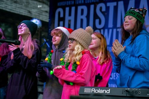 Horsforth Christmas lights switch on 2023.
