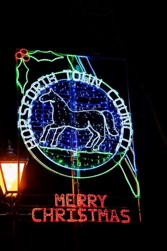 Horsforth Christmas lights switch on 2023.