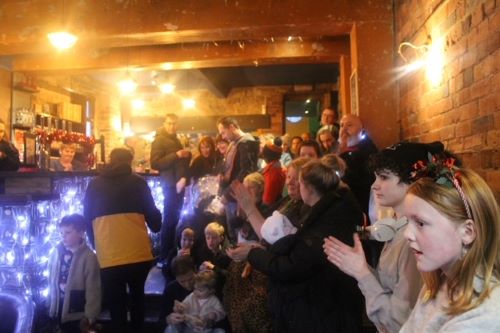Horsforth Christmas lights switch on 2024.
